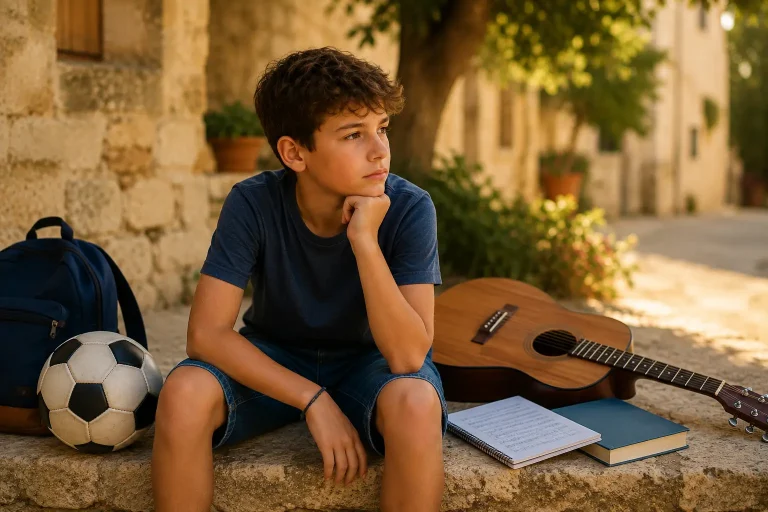 Estudiante en Malta eligiendo entre una secondary school convencional, una escuela deportiva o una escuela artística después de Grade 6.