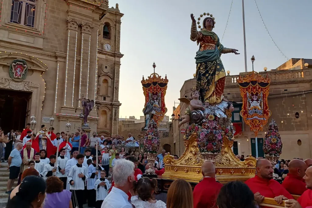 Procesión de Santa Marija en Qrendi, Malta